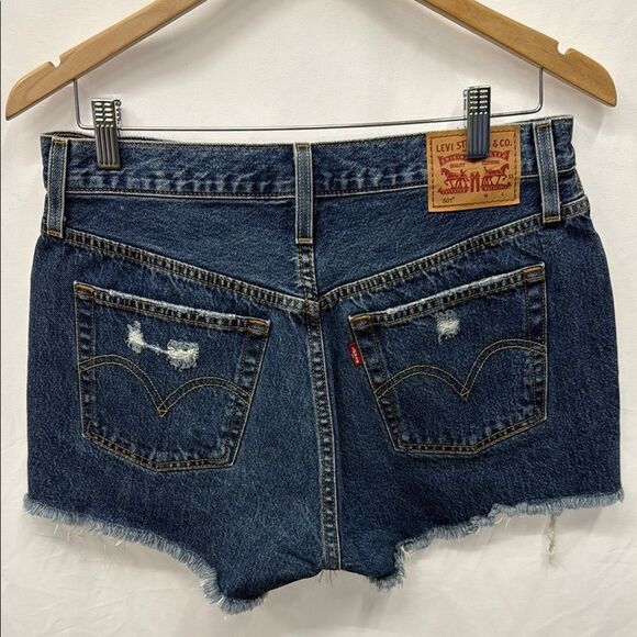 Levi’s 501 Distressed Denim Women's Shorts - Picture 2 of 2